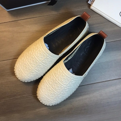 ロエベメンズレザーローファー,S0024ホワイト