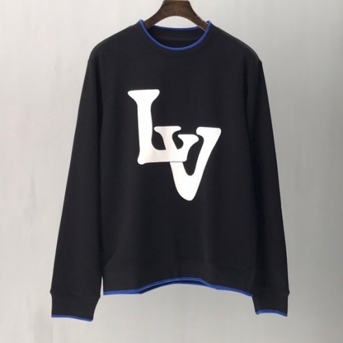 ルイヴィトンルイヴィトンメンズカジュアルコットン長袖Tシャツu02156.ブラック