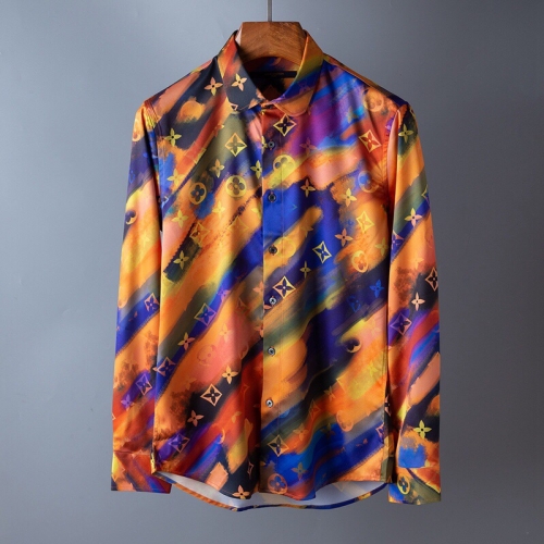 ルイヴィトンルイヴィトンメンズトレンディシャツu02170.オレンジ