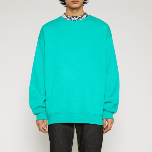 アクネストゥディオズユニセックスオーバーサイズスウェットシャツn0090ブルー