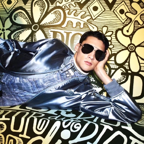 ディオールディオールメンズモダンカジュアルジャケットo0806.ブルー