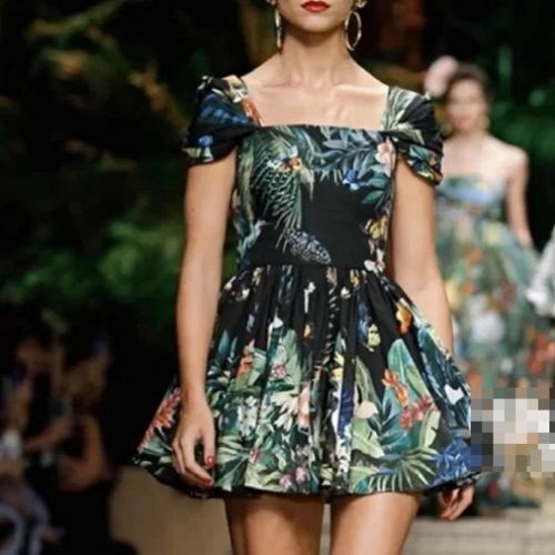 -ドルチェ＆ガッバーナレディースマルチワンピースl268