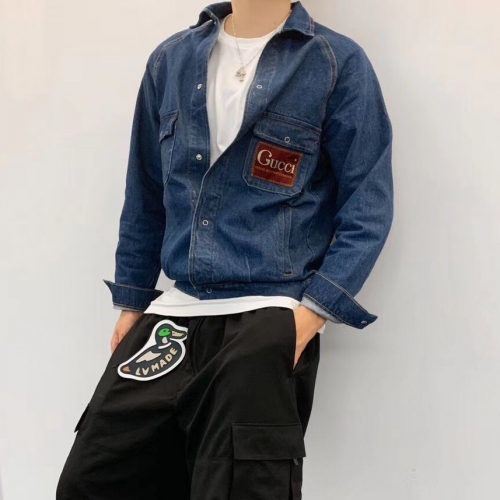 グッチグッチメンズカジュアルジャケットc03019ブルー