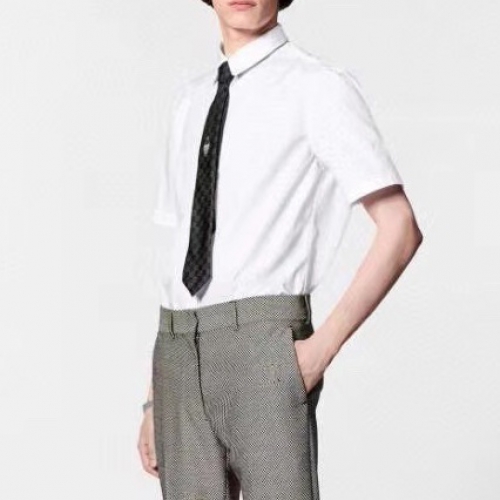 ルイヴィトンルイヴィトンメンズトレンディコットン半袖シャツu02183ホワイト