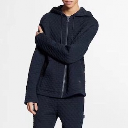 ルイヴィトン-ルイヴィトンメンズジップアップコットンフーディu02186ネイビー