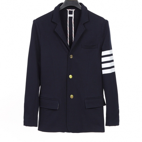 トムブラウンメンズカジュアルコットンスーツジャケットm0970.ネイビー