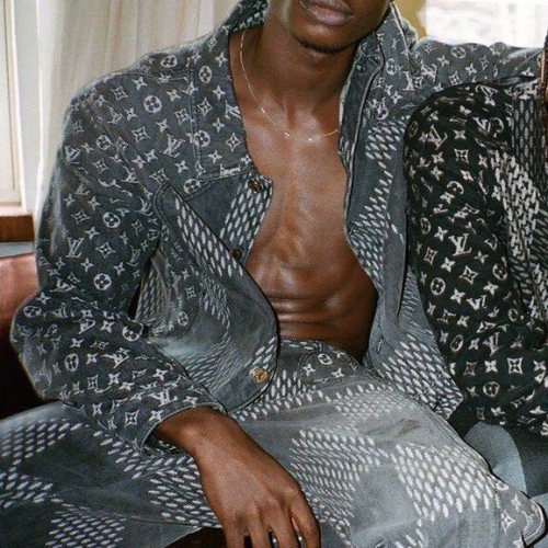 ルイヴィトンルイヴィトンメンズトレンディシャツu02188.ブラック