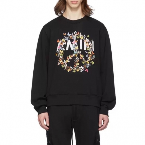 アミリメンズカジュアルコットンスウェットシャツ0112.ブラック