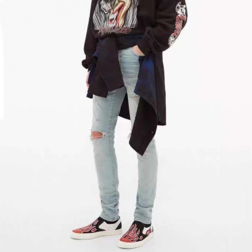 アミリアミリメンズトレンディジーンズ0121ブルー