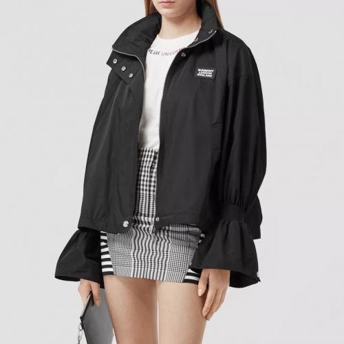 バーバリーバーバリーレディースクラシックカジュアルウィンドブレーカージャケットr02927ブラック