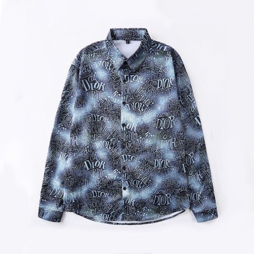 ディオールディオールメンズクラシックシャツo0823.ブルー