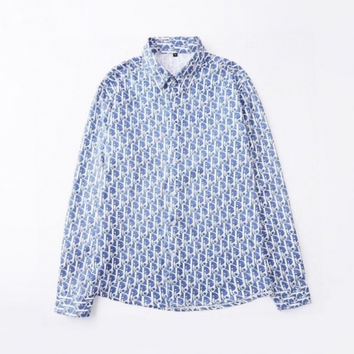ディオールディオールメンズクラシックシャツo0823.ブルー