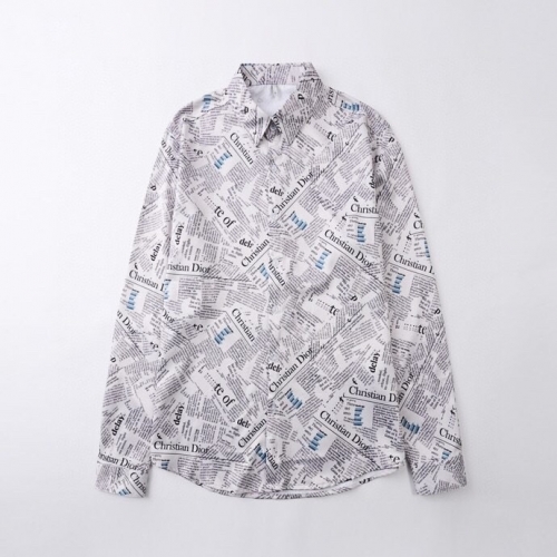 ディオールディオールメンズクラシックコットンシャツo0827.ホワイト