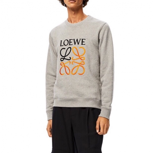 ロエベユニセックスコットンスウェットシャツe0290.グレー