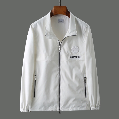 バーバリーバーバリーメンズクラシックカジュアルジャケットr02938ホワイト
