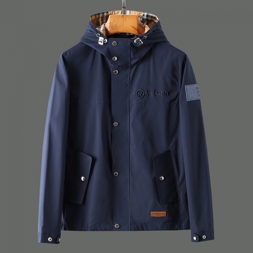 バーバリーバーバリーメンズクラシックカジュアルジャケットr02939.ネイビー