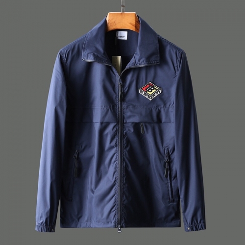 バーバリーバーバリーメンズクラシックカジュアルジャケットr02945.ネイビー