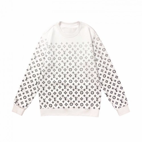 ルイヴィトンルイヴィトンメンズカジュアルコットン長袖Tシャツu02217.ホワイト