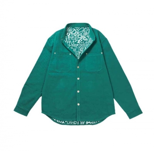 ディオールディオールメンズクラシックシャツo0831.グリーン