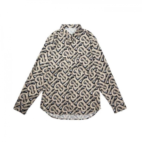 バーバリーバーバリーメンズヴィンテージベーシックシャツr02946.ベージュ