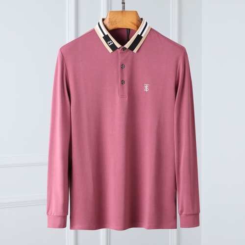 バーバリーバーバリーメンズカジュアルコットンポロスウェットシャツr02957ピンク