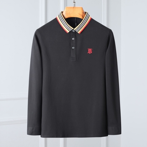 バーバリーバーバリーメンズカジュアルコットンポロスウェットシャツr02958ブラック