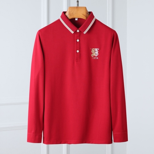バーバリーバーバリーメンズカジュアルコットンポロスウェットシャツr02961レッド