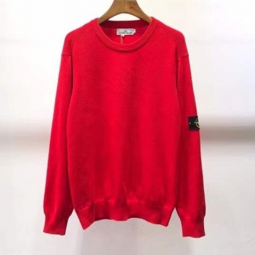 -ストーンアイランドメンズカジュアルクルーネックセーターo0249.レッド