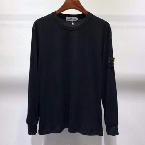 ストーンアイランド--ストーンアイランドメンズコットンスウェットシャツo0254.ブラック