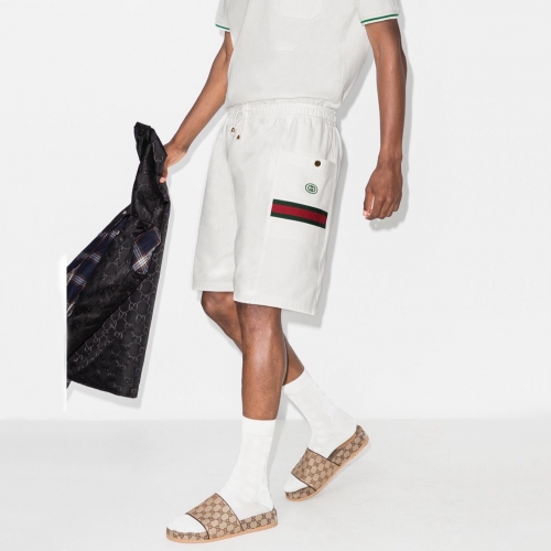 グッチグッチメンズイニシャルヴィンテージカジュアルショートパンツc03042ホワイト