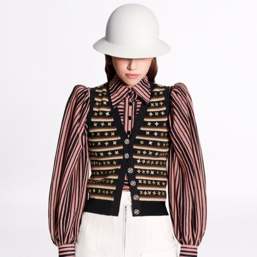 ルイヴィトンルイヴィトンレディースウールベストu02238ブラック