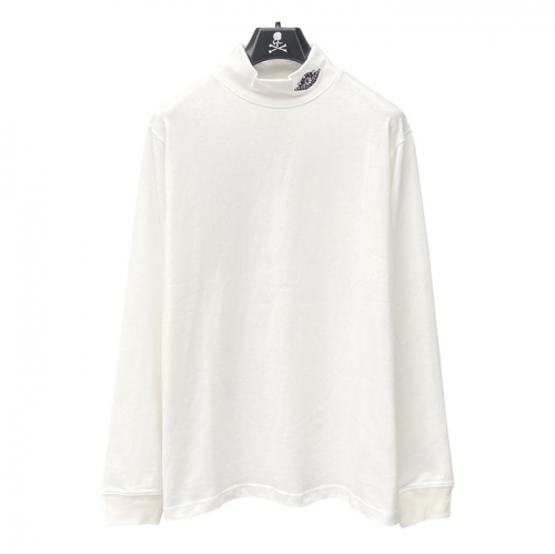 ディオール-ディオールメンズカジュアルコットンタートルネック長袖Tシャツo0844ホワイト