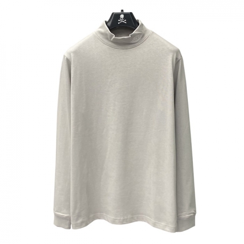 ディオール-ディオールメンズカジュアルコットンタートルネック長袖Tシャツo0845グレー