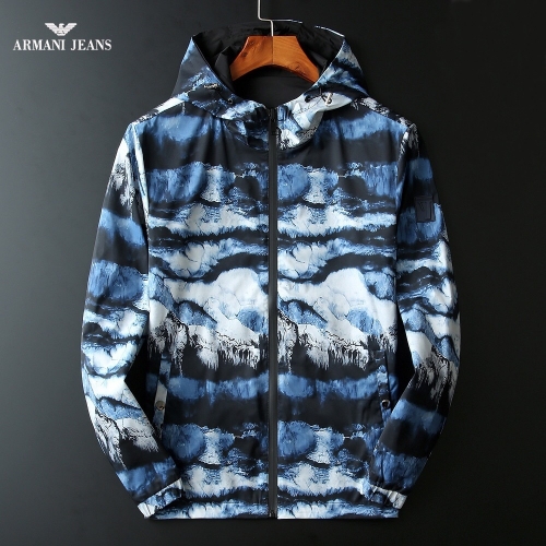 アルマーニアルマーニメンズカジュアルジャケットm0758ブルー