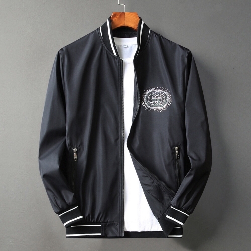 グッチグッチメンズカジュアル両面ジャケットc03046ブラック