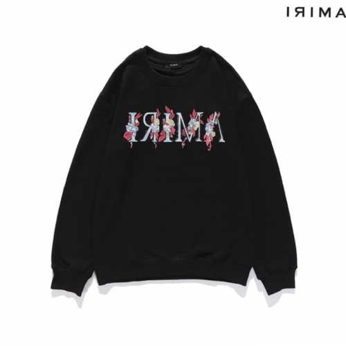 アミリメンズカジュアルコットンスウェットシャツ0130.ブラック