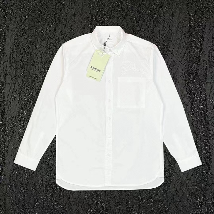 バーバリーバーバリーメンズベーシックシャツr03026ホワイト
