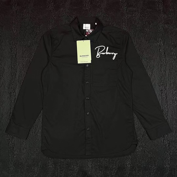バーバリーバーバリーメンズベーシックシャツr03027ブラック