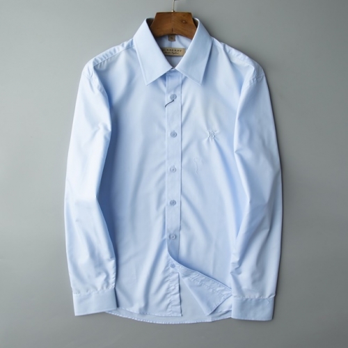 バーバリーバーバリーメンズヴィンテージベーシックシャツr03029ブルー