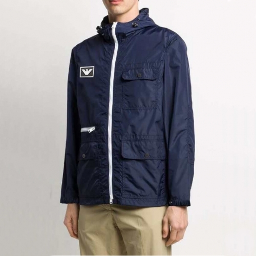 アルマーニアルマーニメンズカジュアルジャケットm0766.ネイビー