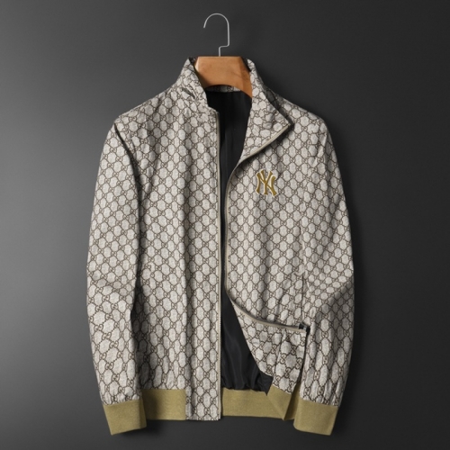 グッチグッチメンズカジュアル両面ジャケットc03059カーキ