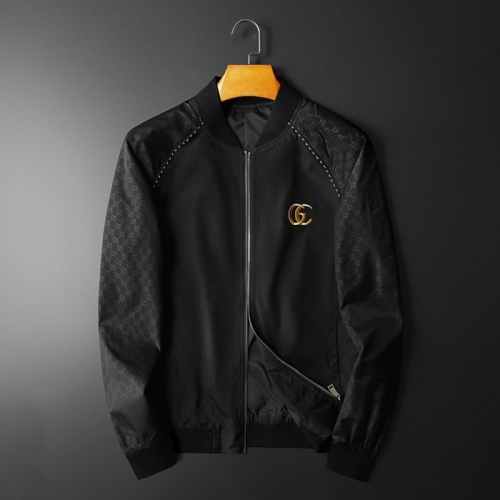 グッチグッチメンズカジュアル両面ジャケットc03061ブラック