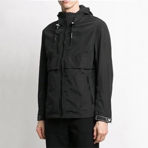 アルマーニアルマーニメンズカジュアルジャケットm0769.ブラック