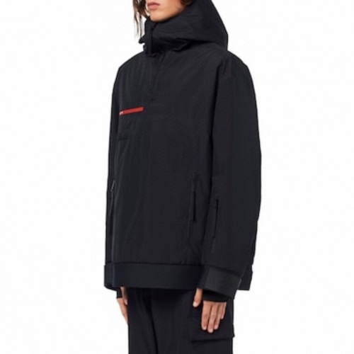 プラダプラダメンズカジュアルジャケットa01136.ブラック