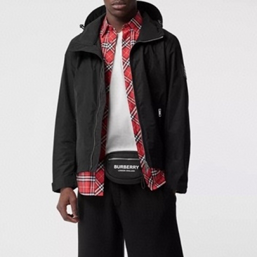 バーバリーバーバリーメンズクラシックカジュアルジャケットr03057ブラック