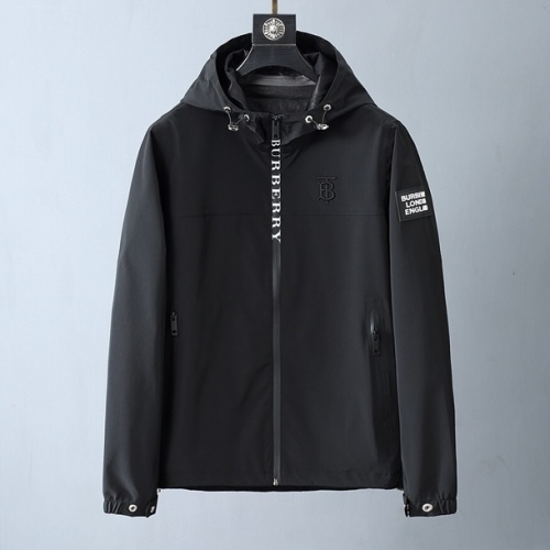 バーバリーバーバリーメンズクラシックカジュアルジャケットr03086.ブラック