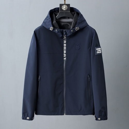 バーバリーバーバリーメンズクラシックカジュアルジャケットr03087.ネイビー