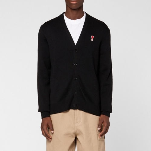 アミメンズカジュアルカーディガン0044ブラック