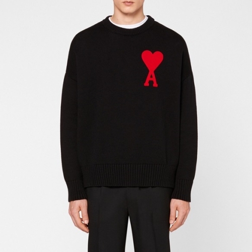 アミアミメンズカジュアルセーター0047ブラック