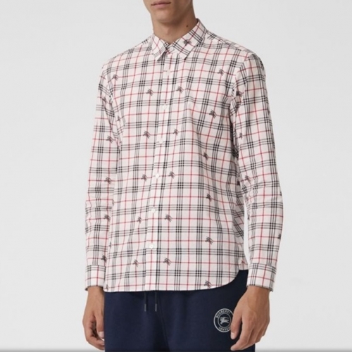 バーバリーバーバリーメンズヴィンテージベーシックシャツr03097.ベージュ